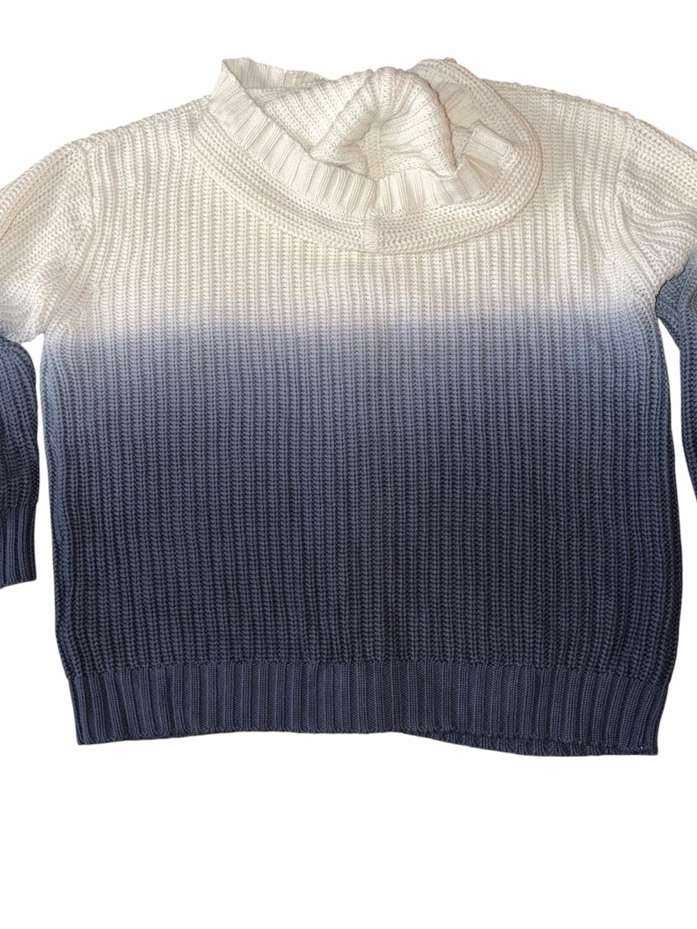 Splendid Raya Ombre Hooded Cardigan 100% Cotton Women’s Size XL - Picture 8 of 11